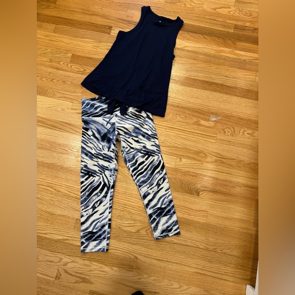 Balance Collection Women's Capri Cropped High Rise Workout Leggings - Picture 8 of 8